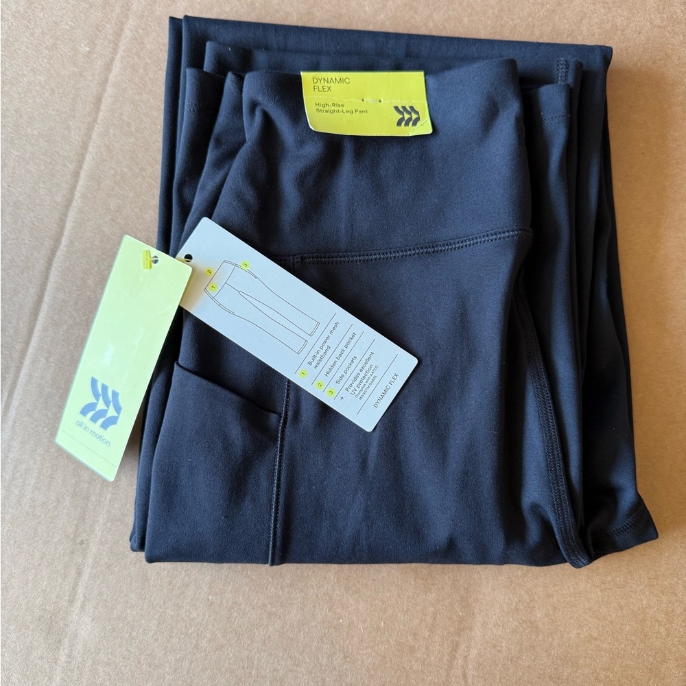 All In Motion Dynamic Flex High Rise Full Length Pocketed Pants